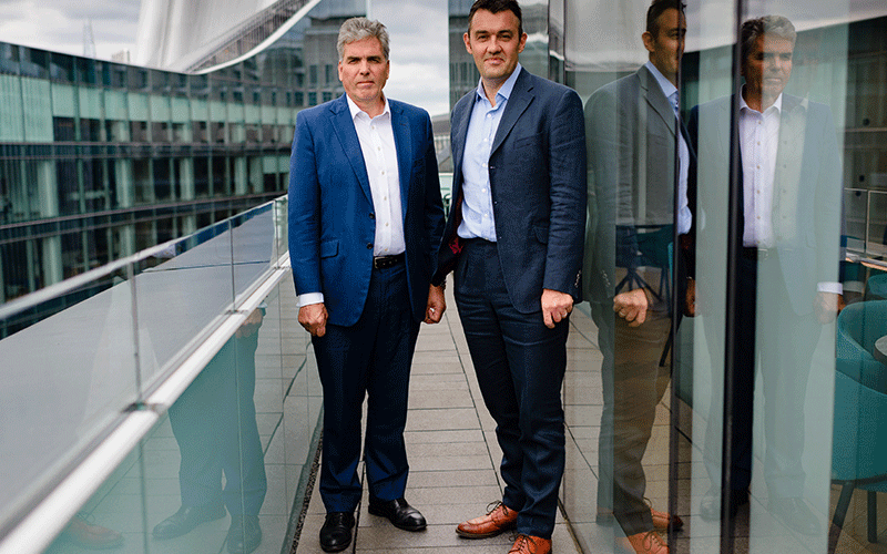 Hine Legal's Nick Hine with Constantine Law's John Hayes