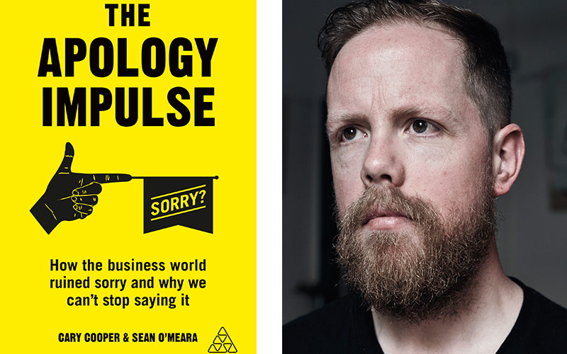 Apology book and Sean O'Meara