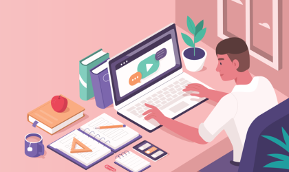illustration desk laptop_credit_istock-1212171633