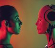 artificial intelligence robot. credit_istock-1404749040