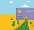 Money River under Credit Card Bridge - CREDIT -shutterstock-372932158
