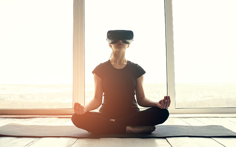 virtual yoga for staff