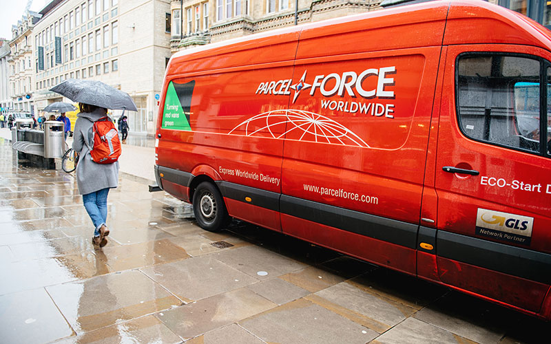 Parcelforce is one of Gi Group's clients in the West Midlands