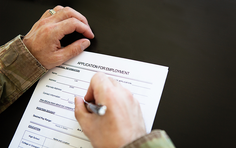 Firms encouraged to hire on ex-forces personnel ©iStock