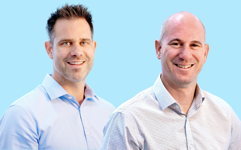 L-r: Ben Bond and Byron Tarboton