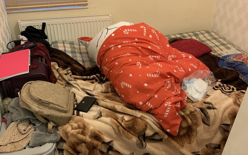 GLAA image of poor living conditions for exploited workers ©GLAA