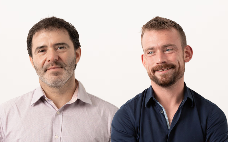 L-r: Ian Simkins and Jeremy Pierce ©Steve Sharp-Mark