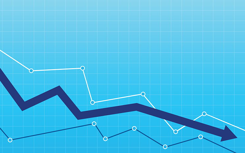 downward graph