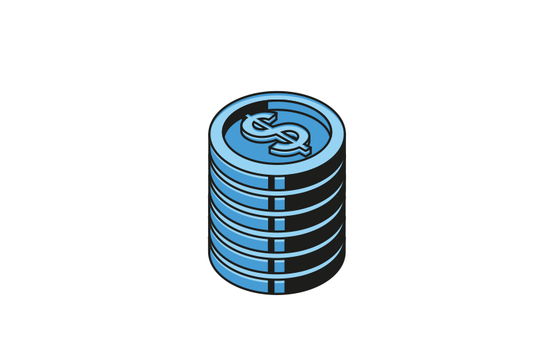 Stack of Coins - Credit: iStock - 1186303274