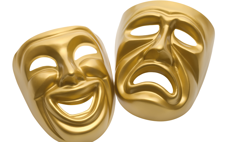 careers acting masks -Credit: shutterstock - 247369855