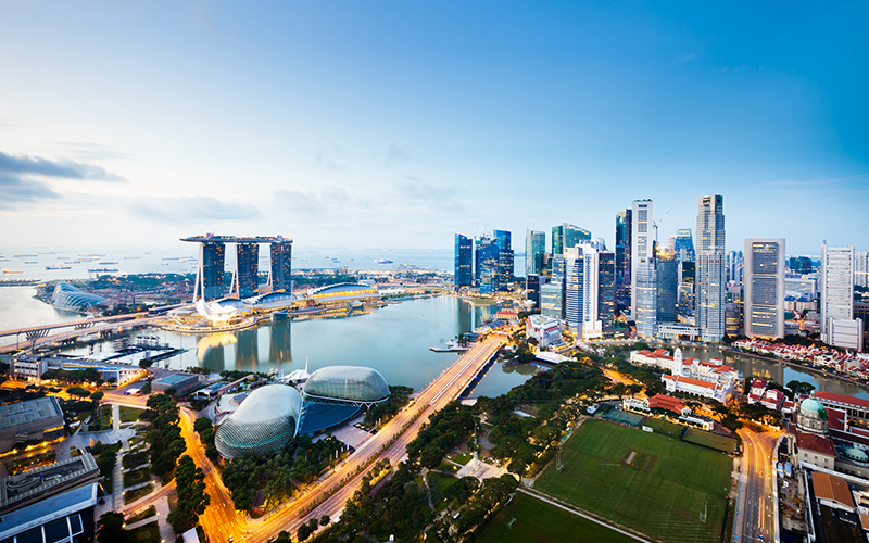 Singapore city's business district ©iStock