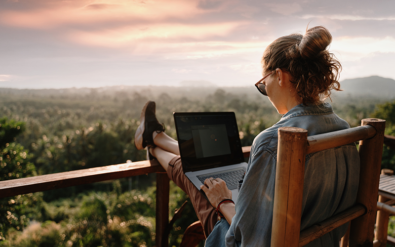 Workcations are becoming more popular ©iStock